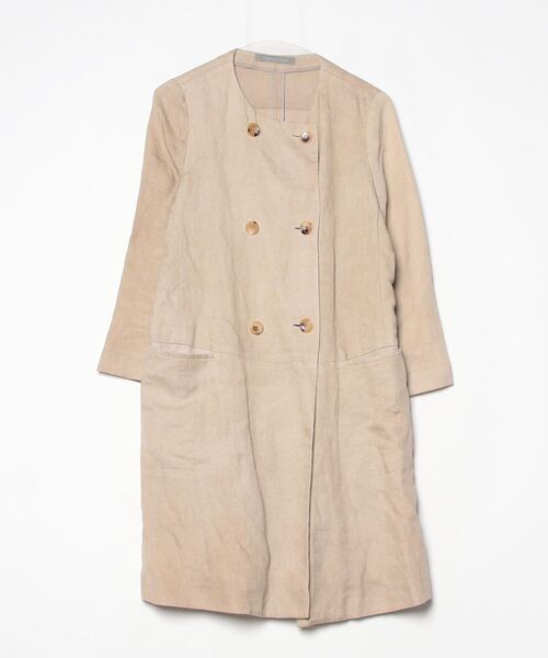 セオリーノーカラーコート theory luxe（セオリーリュクス） ノーカラーコート 38 ベージュ