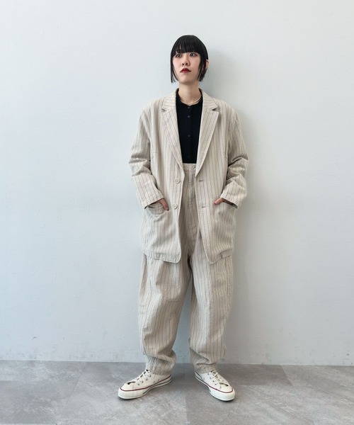 niko and… 「niko and」 オーバーオール LARGE ベージュ