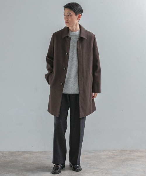 URBAN RESEARCH ステンカラーコート S ダークブラウン URBAN RESEARCH（アーバンリサーチ） ステンカラーコート LARGE