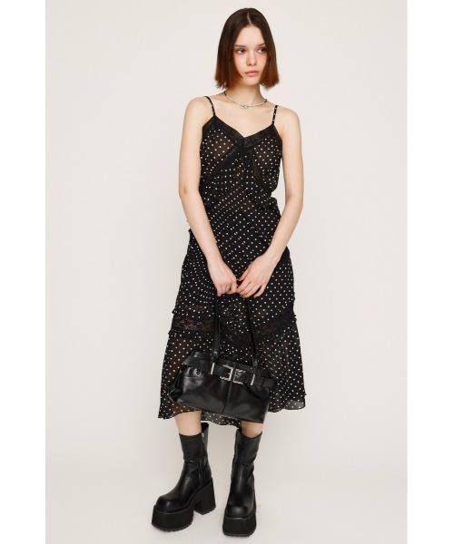 SLY ワンピース SHEER SQUEEZE CAMI DRESS シアー スクウィーズ