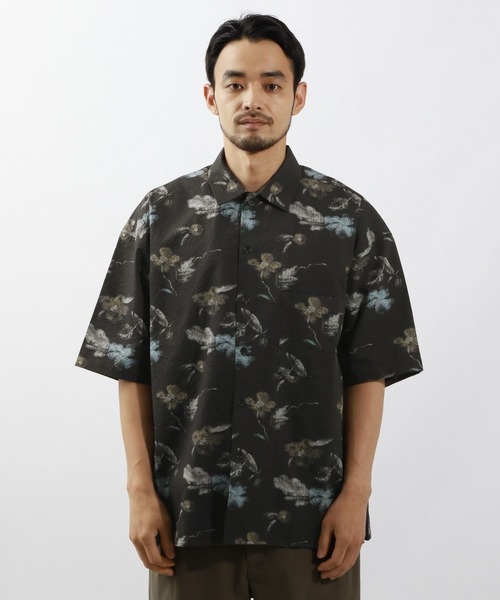 BAYFLOW（ベイフロー） シャツ 「接触冷感」クールタッチ柄シャツ