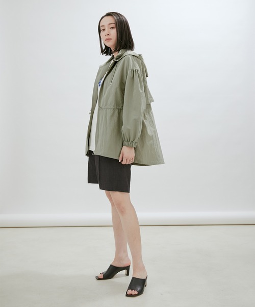 「SALON adam et rope'」 マウンテンパーカー FREE オリーブ レディース_画像5