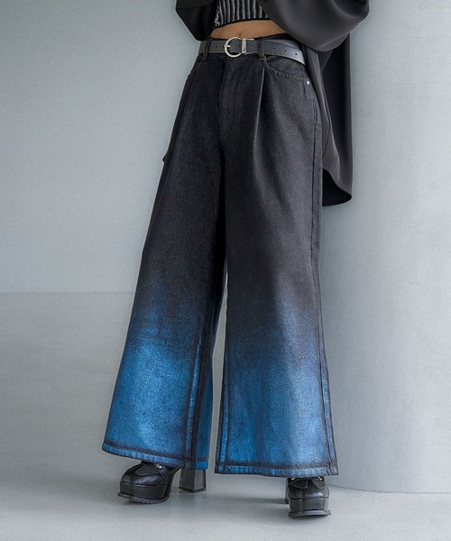 HARE（ハレ） ジーンズ デニム デニムパンツ グラデーションハク