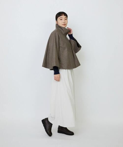 コート アウター Aラインショートジャケット レディースの画像