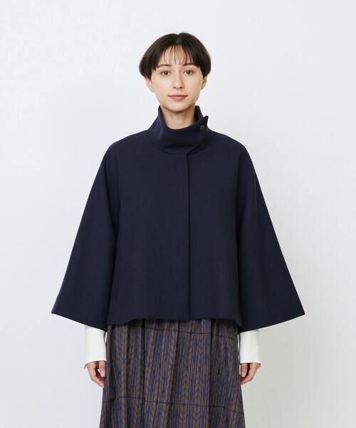 LOISIR コート アウター Aラインショートジャケット レディース