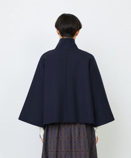 コート アウター Aラインショートジャケット レディースの画像