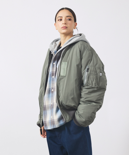 Valley Apparel MA-1 フライトジャケット オリーブ　アメリカ製 Amazon | [バレイアパレル] USメイド MA-1 フライトジャケット