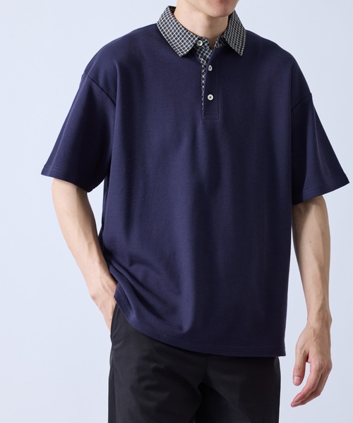 黒いポロシャツ 襟多色 Kolor size2 Kolor ポロシャツ | ブラック | FARFETCH JP