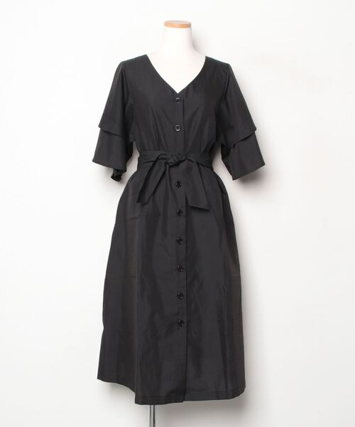 BARAK（バラク） 半袖ワンピース FREE ブラック レディース : ZOZOTOWN