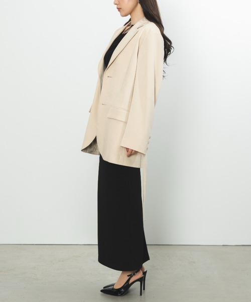 SENEE」 テーラードジャケット FREE ベージュ レディース : ZOZOTOWN