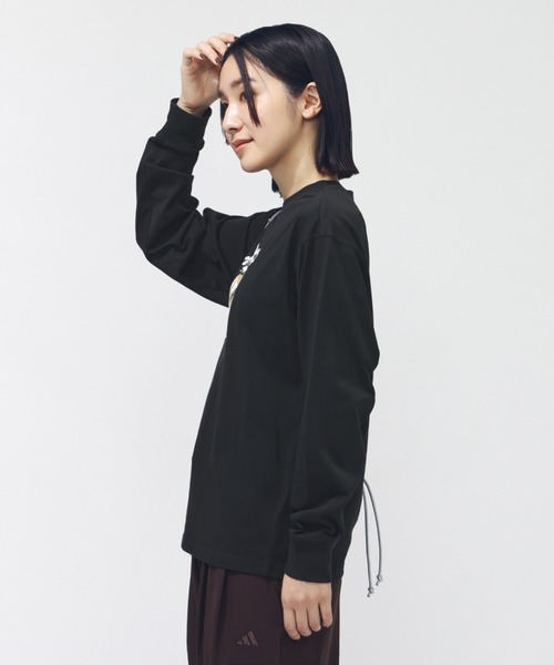 Answer4 限定Tシャツ レディースXS 黒 adidas（アディダス） tシャツ ファーマーズ マーケット グラフィック