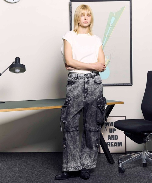 MAISON SPECIAL デニムパンツ　サイズ0 MAISON SPECIAL 「MAISON SPECIAL」 デニムパンツ 0 ブラック