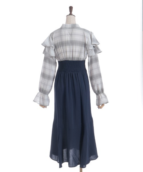 アクシーズファム　トップス　ボトムス　ワンピース axes femme（アクシーズ ファム） ワンピース ボウタイドッキング