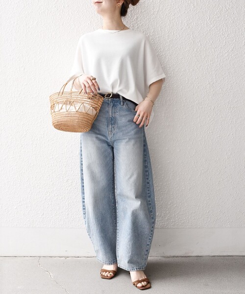 「SHIPS any」 半袖カットソー ONE SIZE ブラック レディース_画像3