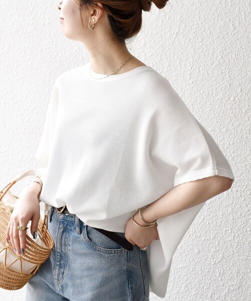 「SHIPS any」 半袖カットソー ONE SIZE ブラック レディース_画像6