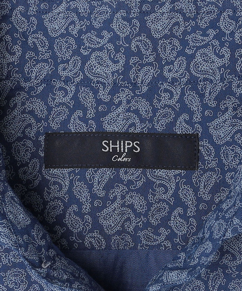 「SHIPS Colors」 長袖シャツ SMALL ダークブルー メンズ_画像6