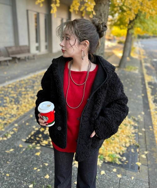 美品　メゾンドドルチェ　パフアウター maison de Dolce / メゾンドドルチェ | ruffle mountain parka