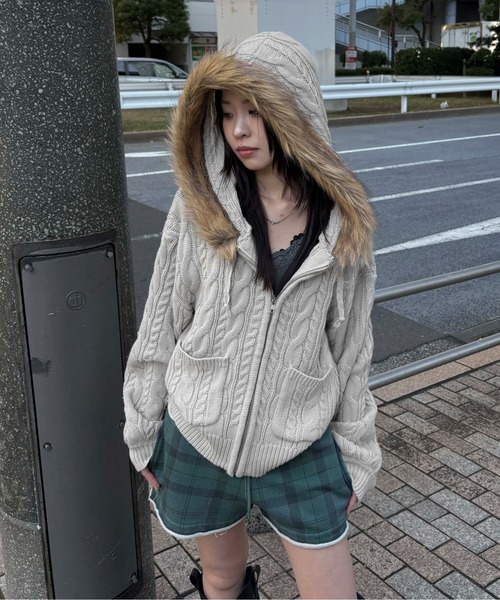 sedacle girl（セダクルガール） ニット セーター フェイクファー