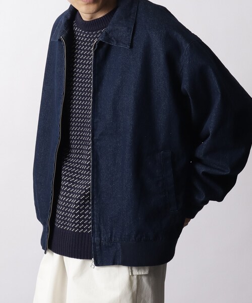 「THE SHOP TK 」 デニムジャケット 02 サンドベージュ メンズ_画像7