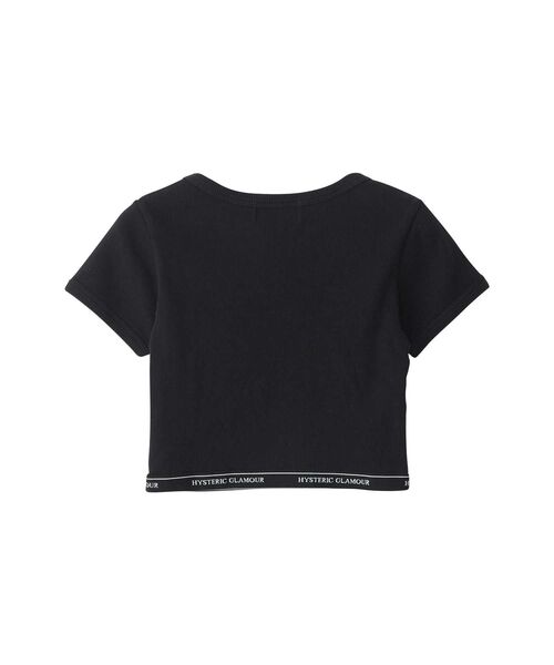 新品 ヒステリックグラマー 半袖Tシャツ レディース ブラック フリーサイズ HYSTERIC GLAMOUR（ヒステリックグラマー） 半袖Tシャツ FREE ブラック