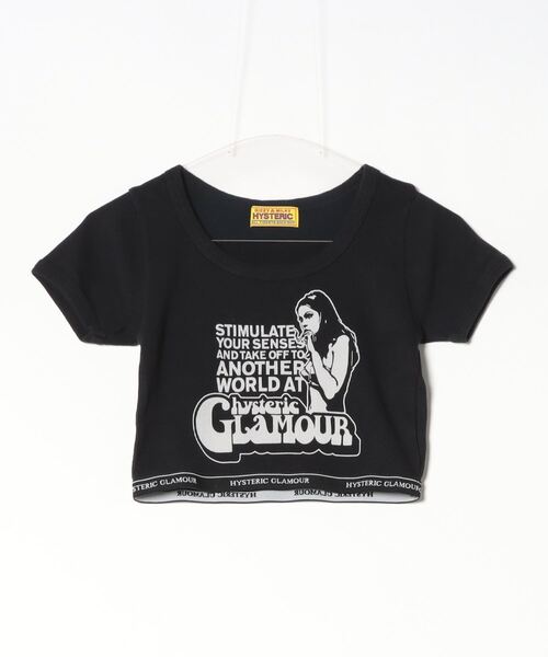 新品 ヒステリックグラマー 半袖Tシャツ レディース ブラック フリーサイズ HYSTERIC GLAMOUR（ヒステリックグラマー） 半袖Tシャツ FREE ブラック
