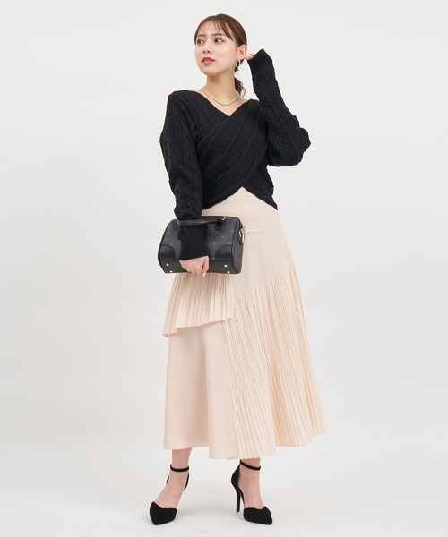 「ROYAL PARTY」 長袖ニット FREE オフホワイト レディース_画像3