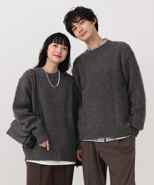 GLOBAL WORK（グローバルワーク） セーター ニット フワフワHugme