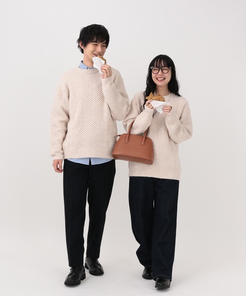 GLOBAL WORK（グローバルワーク） セーター ニット フワフワHugme