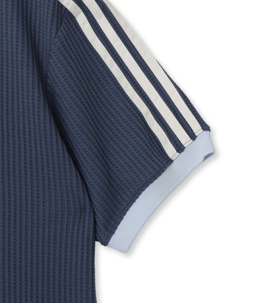 adidas（アディダス） ポロシャツ 半袖 adidas WAFFLE KNIT POLO SHIRT