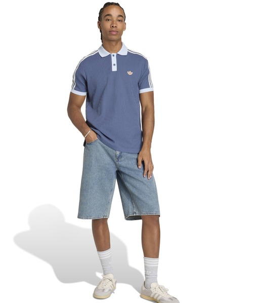 adidas（アディダス） ポロシャツ adidas WAFFLE KNIT POLO SHIRT