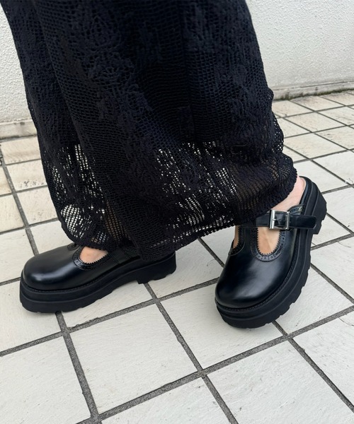 Ameri（アメリ） ローファー BROGUE SLIDE LOAFER レディース