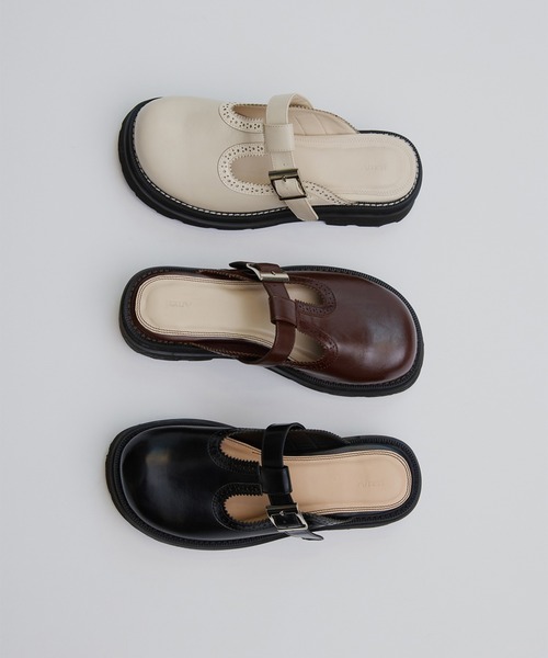 Ameri（アメリ） ローファー BROGUE SLIDE LOAFER レディース