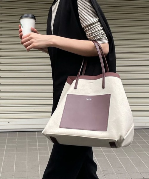 YAHKI（ヤーキ） トートバッグ FREE ブラウン レディース : ZOZOTOWN