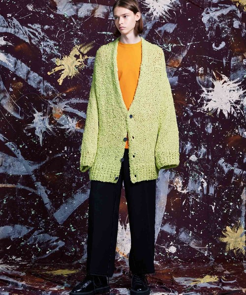 MAISON SPECIAL（メゾンスペシャル） ニットカーディガン 2 レッド