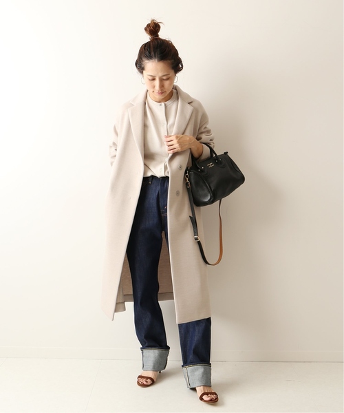 FRAMeWORK（フレームワーク） チェスターコート 38 ブラック