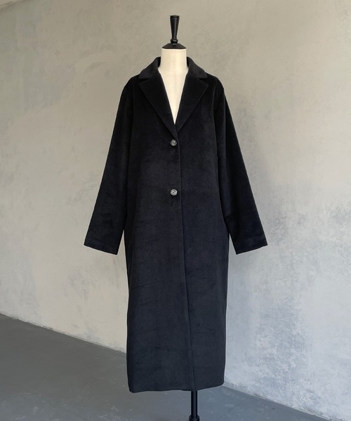 「&g'aime」 チェスターコート FREE チャコールグレー レディース_画像8