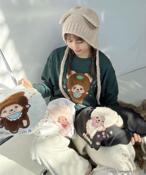 AS KNOW AS（アズノゥアズ） トレーナー スウェットアクリル