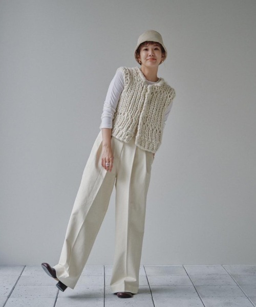 TODAYFUL 「TODAYFUL」 ニットベスト FREE ベージュ レディース