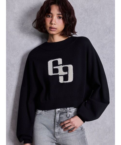 ジェイダ　ニット　未開封 GYDA（ジェイダ） ニット セーター GGインターシャニットトップス