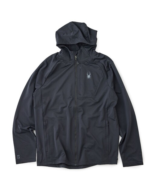 M TO R（ムウトアール） パーカー 「SPYDER」GRIDWEB HOODIE