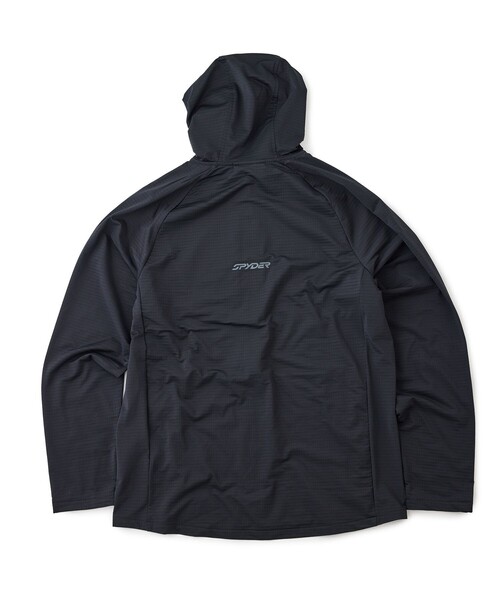 M TO R（ムウトアール） パーカー 「SPYDER」GRIDWEB HOODIE