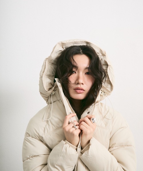 ダウンコート ダウンジャケット エアリーフーディーライトジャケット