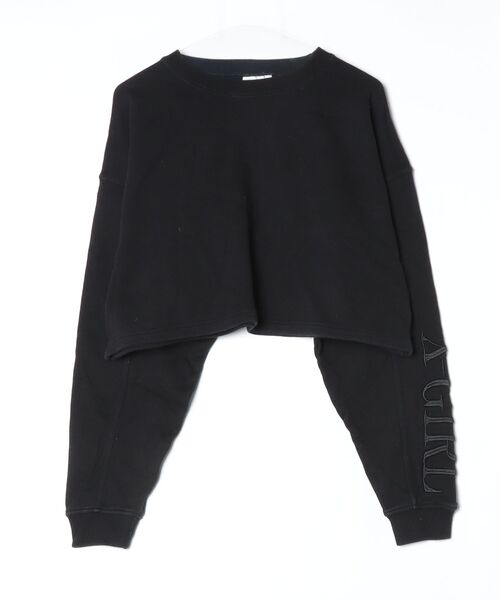 r_17.xoページ X-girl（エックスガール） スウェットカットソー S ブラック