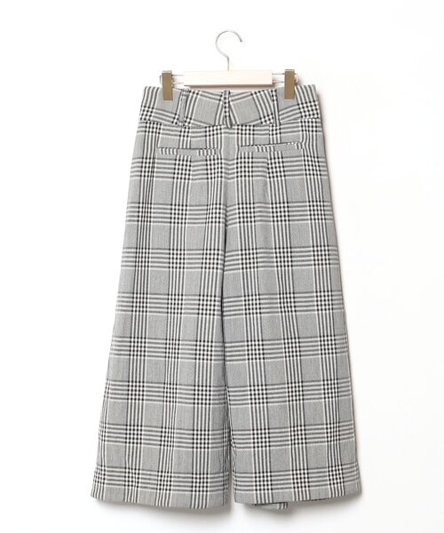「STUDIO NICHOLSON」 チェック柄パンツ 0 ブラック レディース_画像2