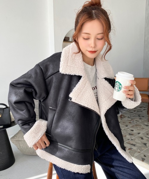 moment+ ブルゾン L ブラック レディース : ZOZOTOWN Yahoo!店 - 通販