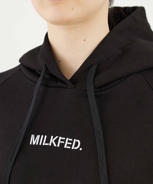「MILKFED.」 プルオーバーパーカー ONE SIZE ブラック レディース_画像7