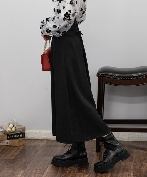 「pumpkin port」 フレアスカート M ブラック レディース_画像6