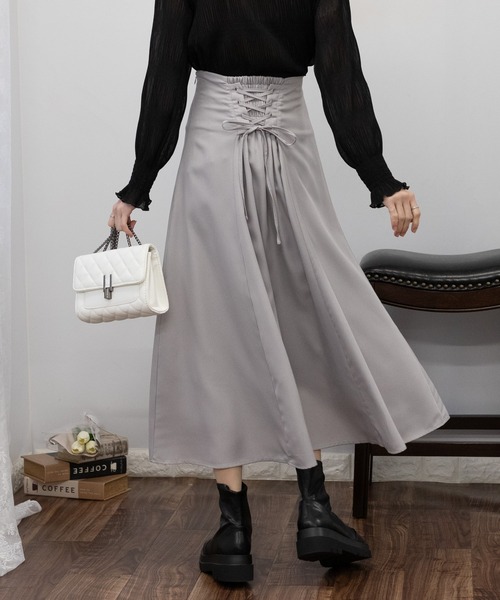 「pumpkin port」 フレアスカート M ブラック レディース_画像7