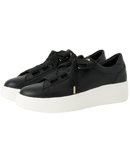 「+diana」 ローカットスニーカー 23.5cm グレー レディース_画像2