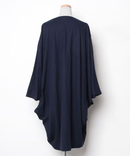 「ROPE'」 長袖ワンピース 38 ネイビー レディース_画像2